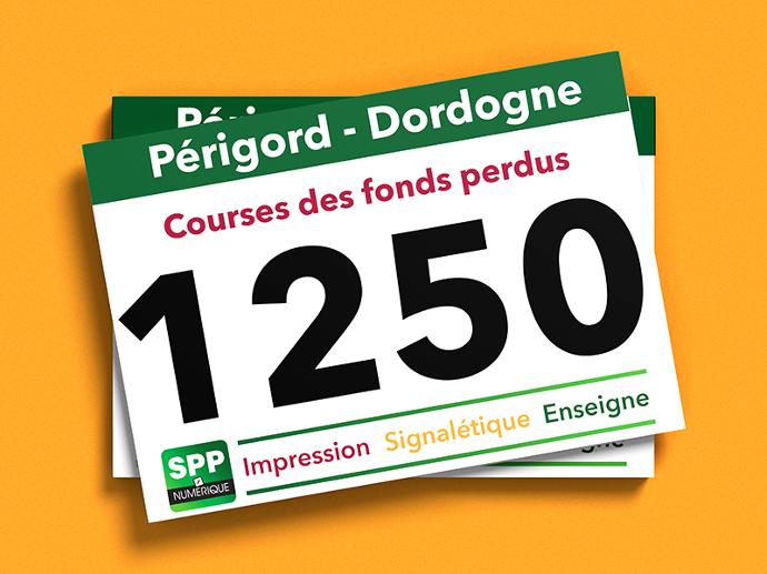 Dossards et produits spéciaux imprimés
