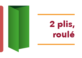 2 plis roulés