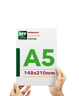 A5 — 148 × 210 mm